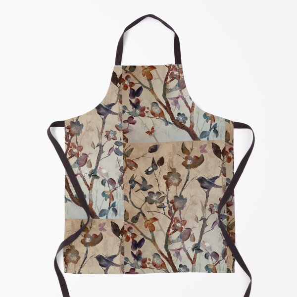 Item preview, Brown and Birds and Leaves designed and sold by SucculentLovers.