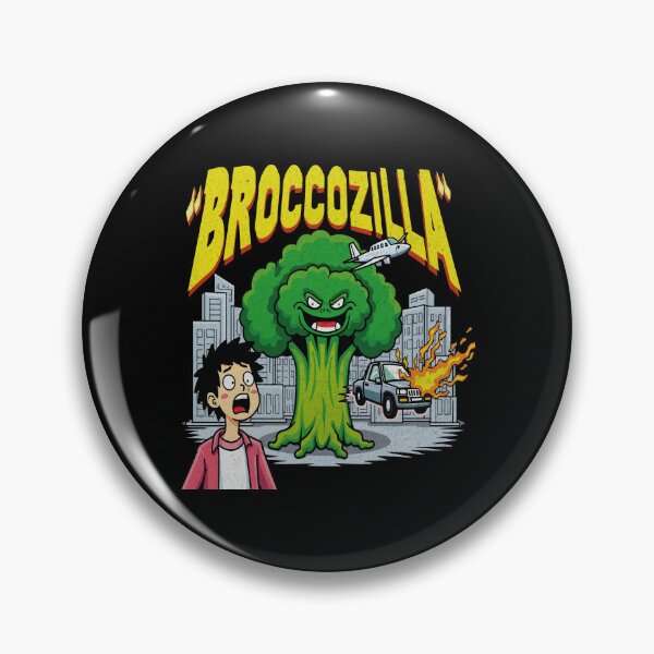 Item preview, Broccozilla - Godzilla parody designed and sold by DesginsDone.