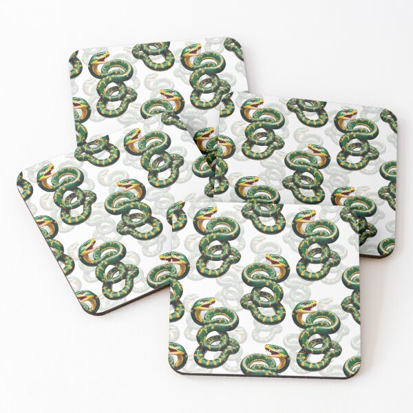 Item preview, Snake Pattern Design - White Background  designed and sold by PatternTitan.