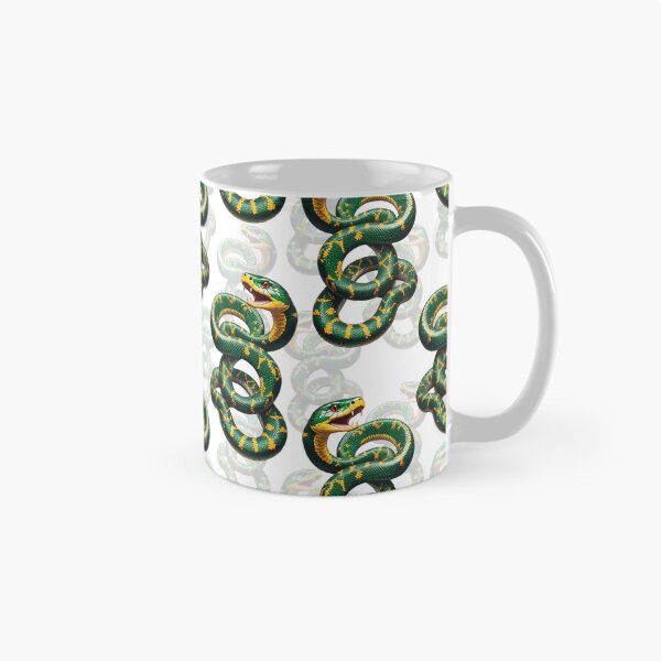 Item preview, Snake Pattern Design - White Background  designed and sold by PatternTitan.