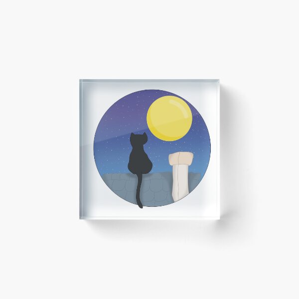 Item preview, Little Kitty on a Roof designed and sold by LittleTokens.