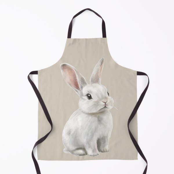 Item preview, White cute bunny designed and sold by Lichtisign.