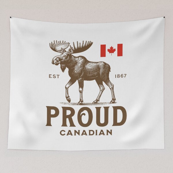 Item preview, VINTAGE MOOSE - PROUD CANADIAN designed and sold by justyna-s28.