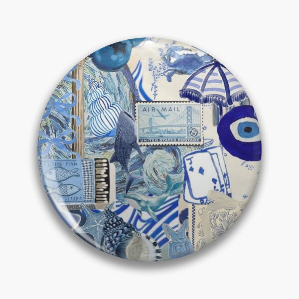Item preview, Blue Summer Holiday Collage designed and sold by Visethic.