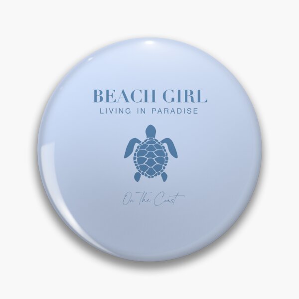 Item preview, Beach girl summer coast turtle print designed and sold by SophieLogan.