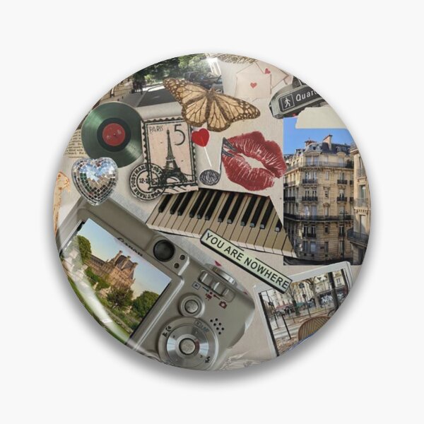 Item preview, paris it girl collage designed and sold by Visethic.