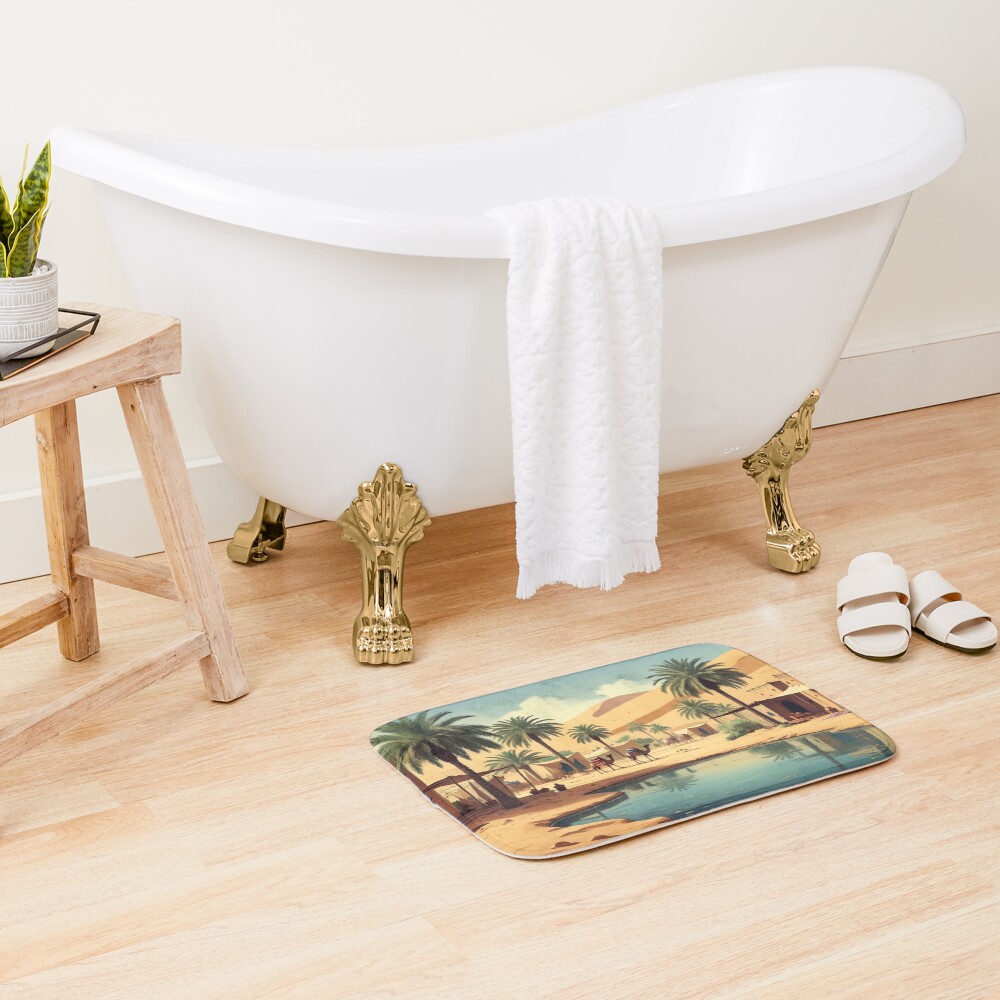 Item preview, Bath Mat designed and sold by PixelsArtst.