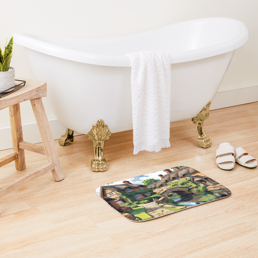 Item preview, Bath Mat designed and sold by PixelsArtst.