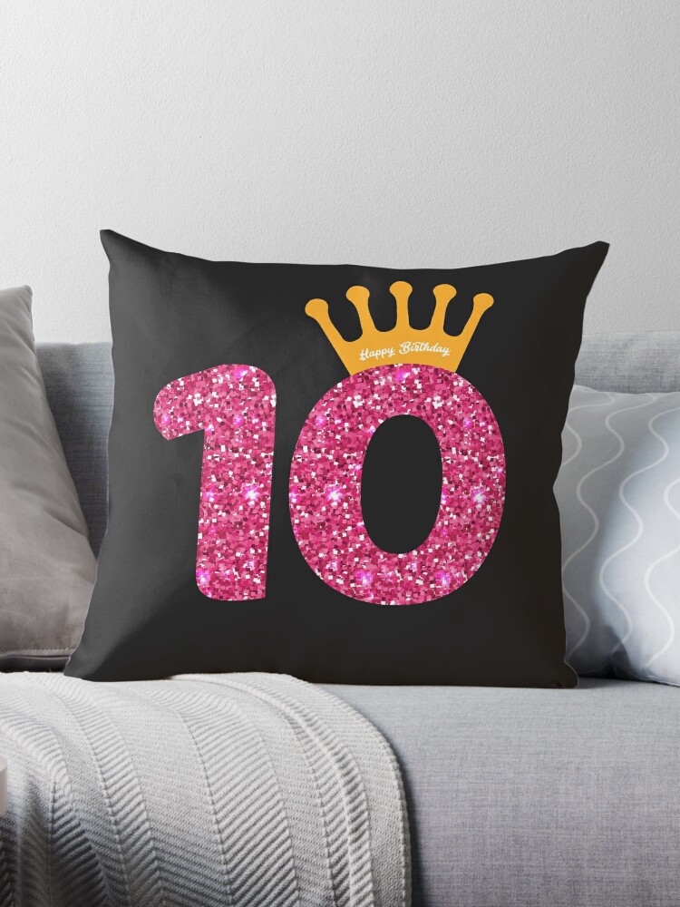 9th Birthday Gifts for Girls, Gifts for 9 Year Old Girls Pillow Covers 18X  18, 9th Birthday Girls, 9th Birthday Decorations for Girls, 9th Birthday