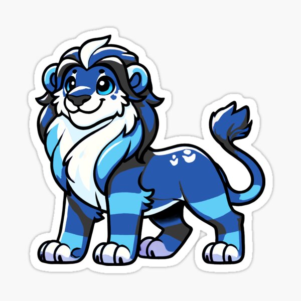 Proud TransMasc Pride Lion Sticker