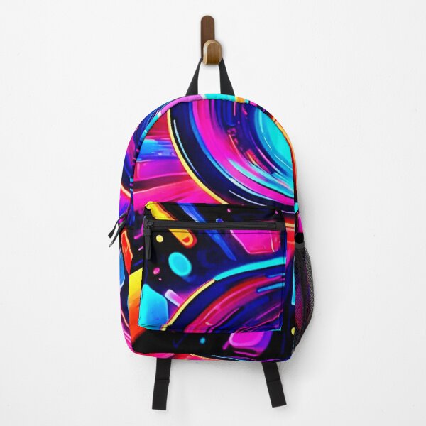 Item preview, Neon Burst: Abstract Energy designed and sold by Health And Fitness Posts e-Store.