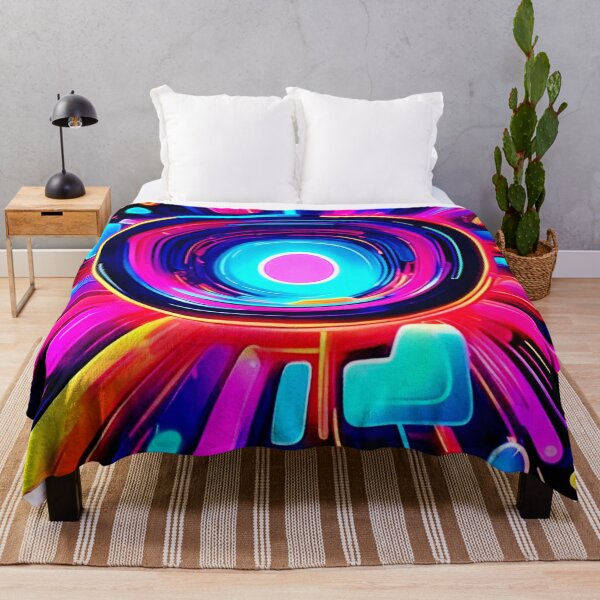 Item preview, Neon Burst: Abstract Energy designed and sold by Health And Fitness Posts e-Store.