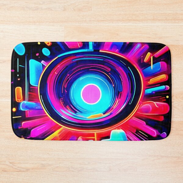 Item preview, Neon Burst: Abstract Energy designed and sold by Health And Fitness Posts e-Store.