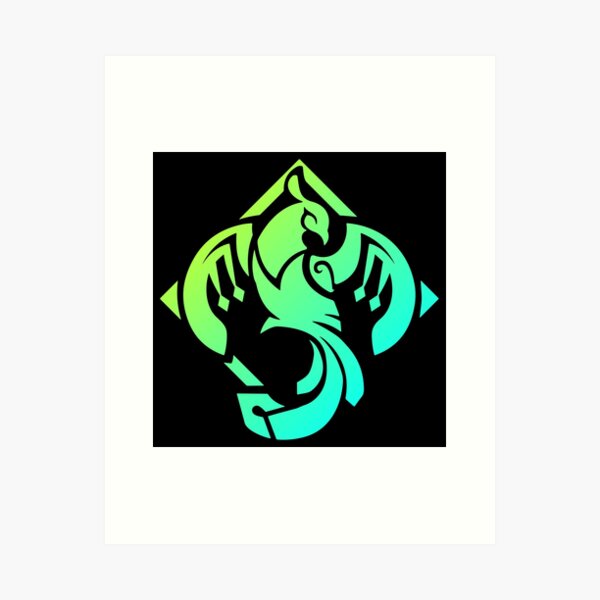 Item preview, Kaveh Genshin Impact Character Neon Aestetic Symbol designed and sold by Kubala Designs.