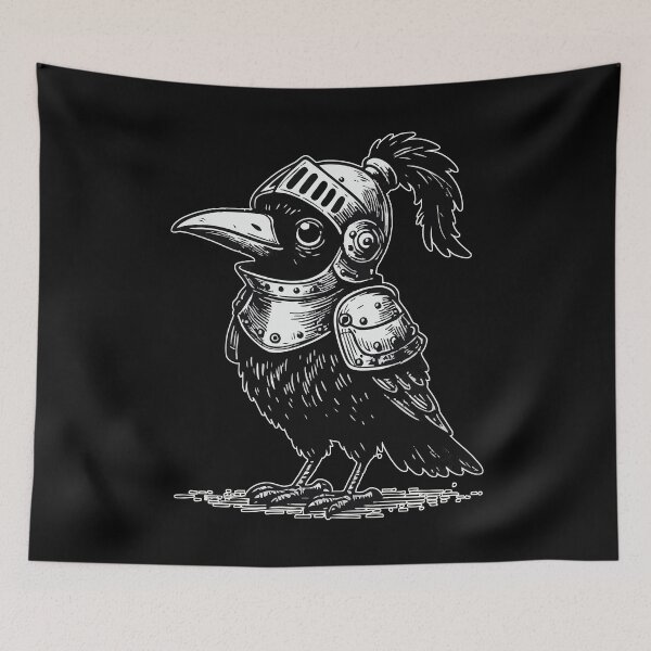 Item preview, Crow Knight Monochromatic designed and sold by TomFrontierArt.