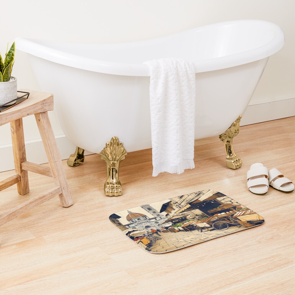 Item preview, Bath Mat designed and sold by PixelsArtst.