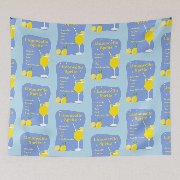 Item preview, Limoncello spritz ingredients list designed and sold by SophieLogan.