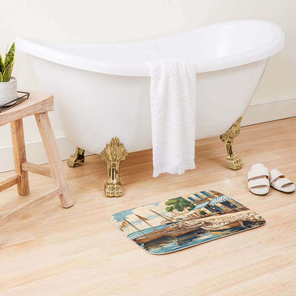 Item preview, Bath Mat designed and sold by PixelsArtst.