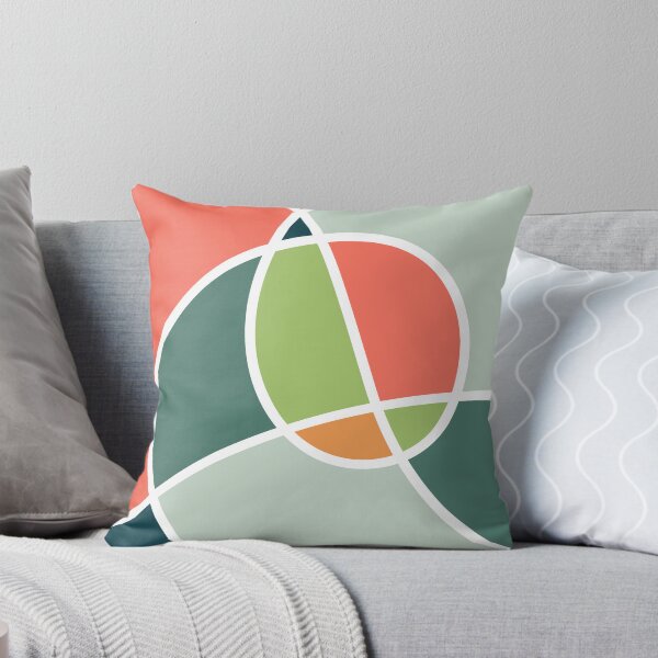 Item preview, Orange Green Abstract designed and sold by AmanitaCrafts.