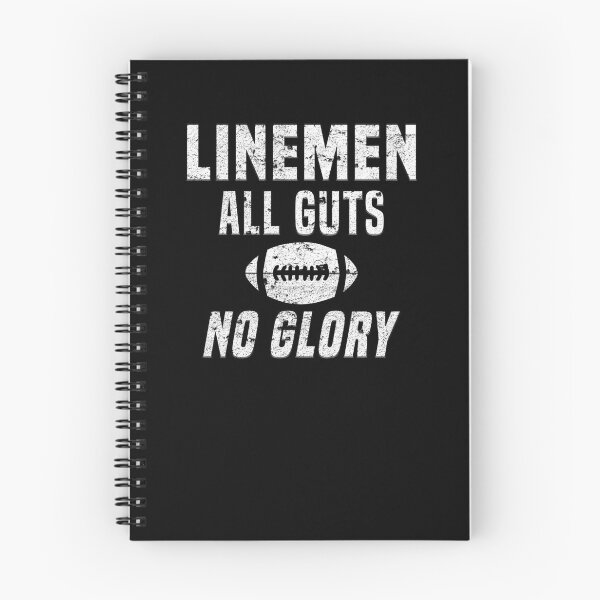 Item preview, Lineman All Guts No Glory Football Lineman T-Shirt designed and sold by LookTwice.