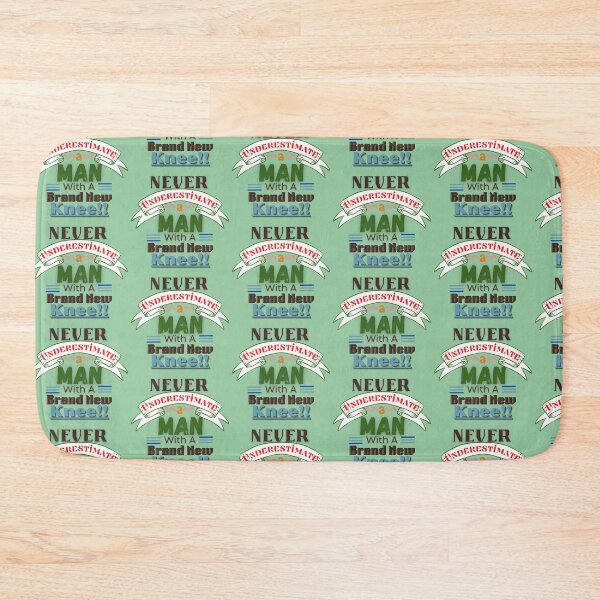 Item preview, Never Underestimate A Man (Knee)-Fun, Novelty Post-Surgery Elderly gift designed and sold by Old Age Ain't For Sissies!.
