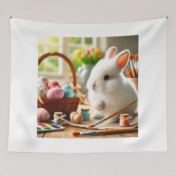 Artikelvorschau, Osterhase bemalt Ostereier entworfen und verkauft von BackgroundND.