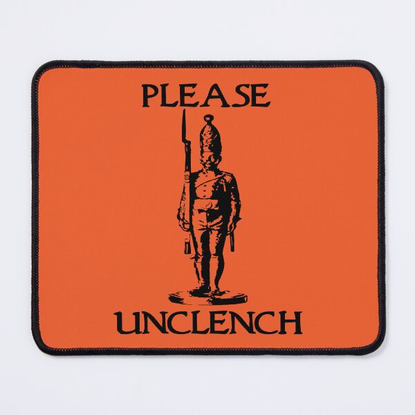 Item preview, Please Unclench (Black Silhouette) designed and sold by GatorDesign.