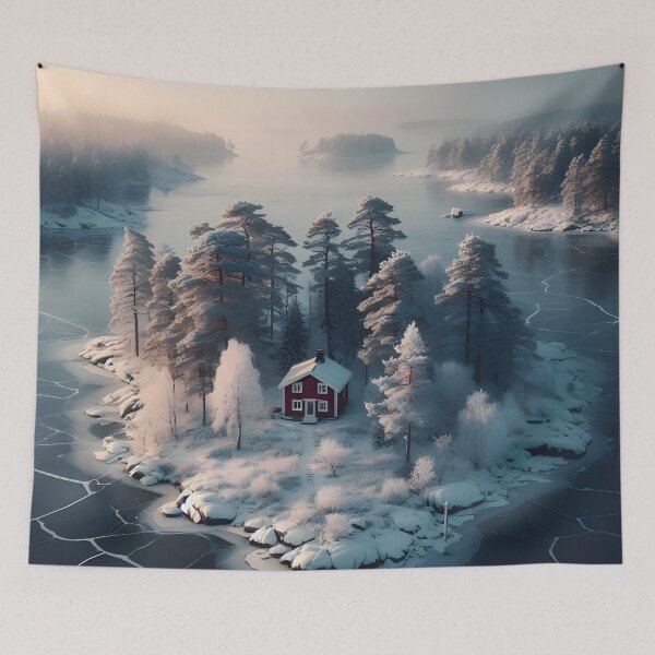 Item preview, Whispers of Winter designed and sold by Allegria-Oschen.