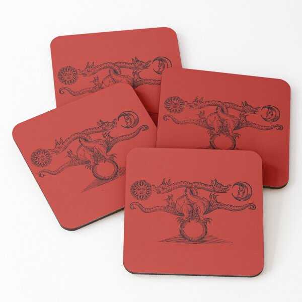 Item preview, Alchemical Dragons (Black) designed and sold by GatorDesign.