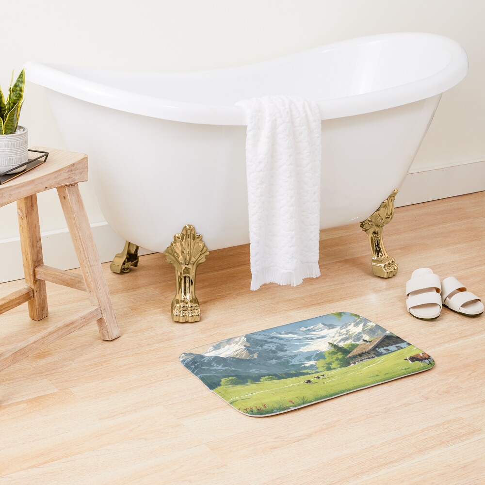 Item preview, Bath Mat designed and sold by PixelsArtst.
