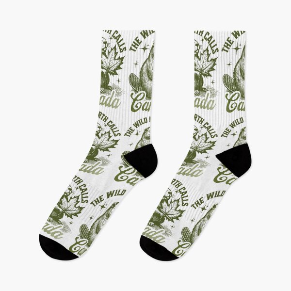 Item preview, VINTAGE - THE WILD NORTH CALLS - CANADA BEAVER AND THE MAPLE LEAF designed and sold by justyna-s28.
