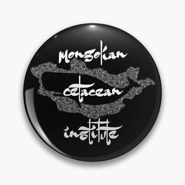 Item preview, Mongolian Cetacean Institute - Save The Whales (White Text) designed and sold by GatorDesign.