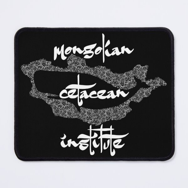 Item preview, Mongolian Cetacean Institute - Save The Whales (White Text) designed and sold by GatorDesign.