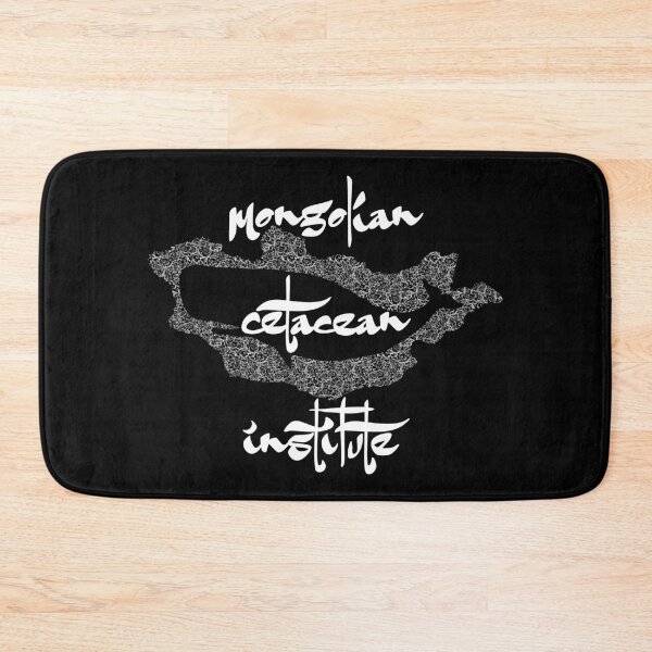 Item preview, Mongolian Cetacean Institute - Save The Whales (White Text) designed and sold by GatorDesign.