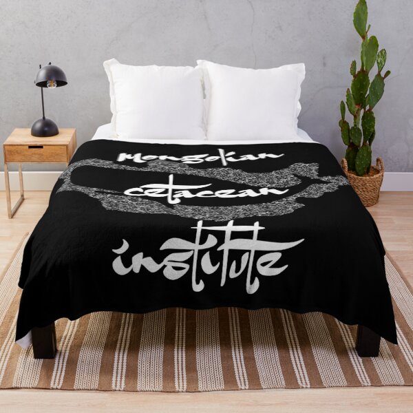 Item preview, Mongolian Cetacean Institute - Save The Whales (White Text) designed and sold by GatorDesign.