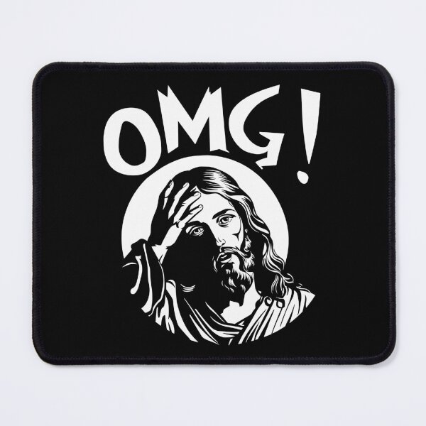 Item preview, OMG! Jesus Facepalm – Funny Religious Meme Art designed and sold by Aredbox.