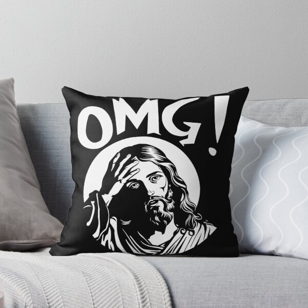Item preview, OMG! Jesus Facepalm – Funny Religious Meme Art designed and sold by Aredbox.