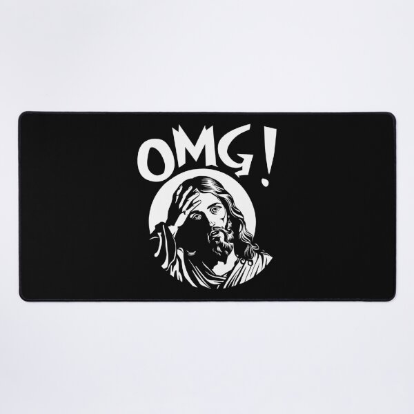 Item preview, OMG! Jesus Facepalm – Funny Religious Meme Art designed and sold by Aredbox.