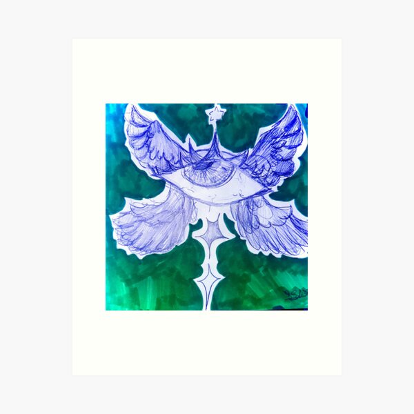 Item preview, mystic winged eye designed and sold by bugzart422.