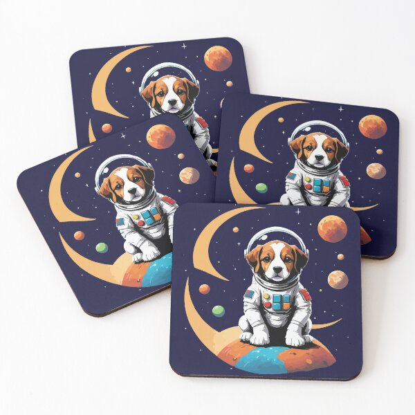 Item preview, Interstellar Canine Adventure: Vibrant Astronaut Dog in Space designed and sold by Yehia-Massoud.