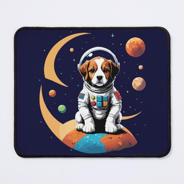 Item preview, Interstellar Canine Adventure: Vibrant Astronaut Dog in Space designed and sold by Yehia-Massoud.