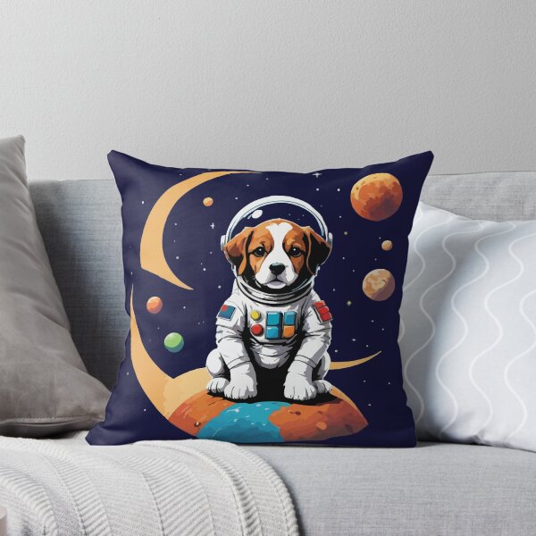 Item preview, Interstellar Canine Adventure: Vibrant Astronaut Dog in Space designed and sold by Yehia-Massoud.