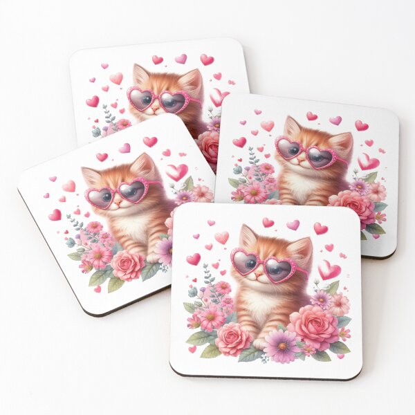 Item preview, Adorable kitty being cool designed and sold by JonysCreativeDesigns.