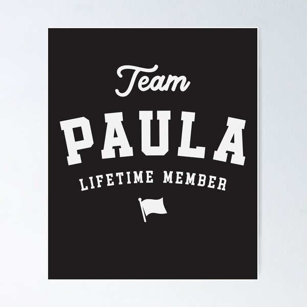 Item preview, Team Paula Lifetime Member Funny Name Paula designed and sold by cidolopez.