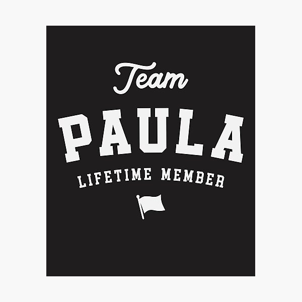 Item preview, Team Paula Lifetime Member Funny Name Paula designed and sold by cidolopez.