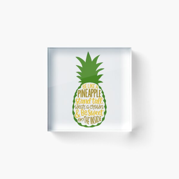 Item preview, Be Like a Pineapple Inspirational Quote designed and sold by theartfulaspie.