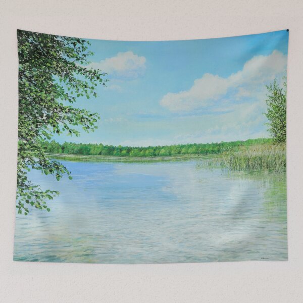 Item preview, Lake near Müncheberg - a lake in summer designed and sold by art paintings.