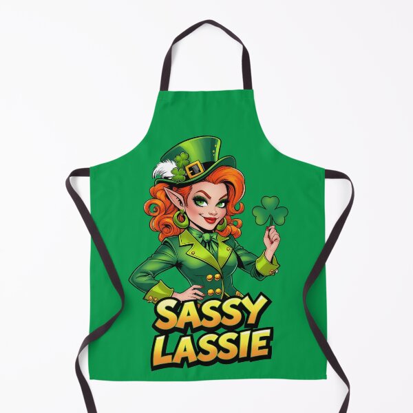 Item preview, Sassy Lassie: Shamrockin' Leprechaun Lady for St. Patrick's Day designed and sold by WAUZ.