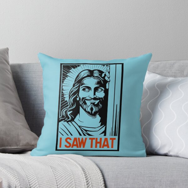 Item preview, I Saw That – Funny Jesus Watching Meme designed and sold by Aredbox.