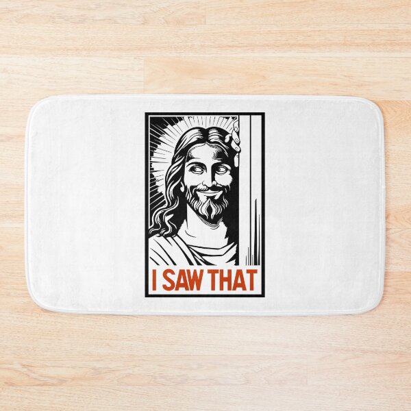 Item preview, I Saw That – Funny Jesus Watching Meme designed and sold by Aredbox.
